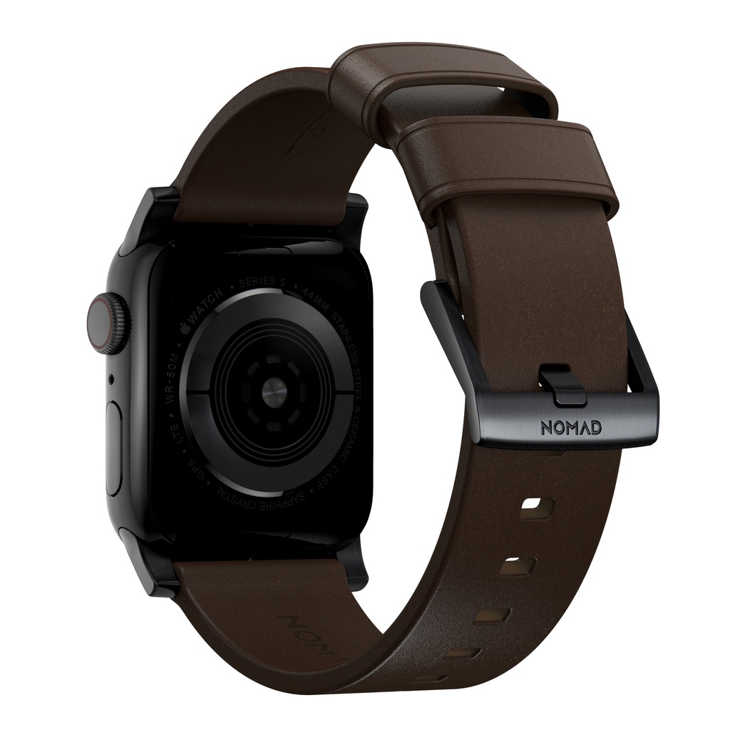 Nomad 42/44/45mm Modern Strap for Apple Watch - Black Harware